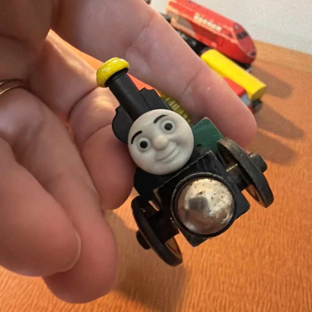 Wooden‎ Trains Lot: Trevor Plus 7 Unbranded Vehicles